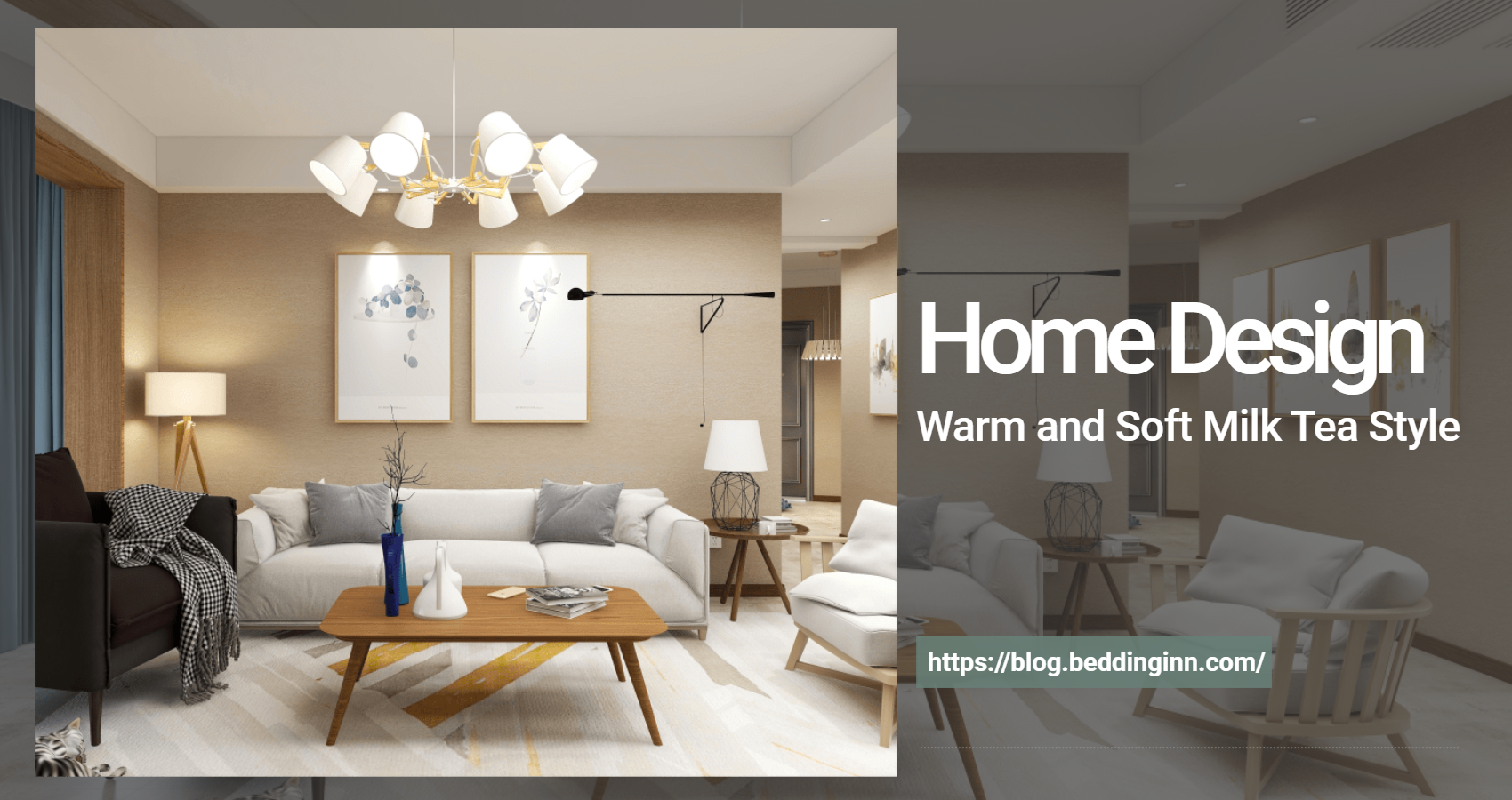 Home Design | Warm and Soft Milk Tea Style